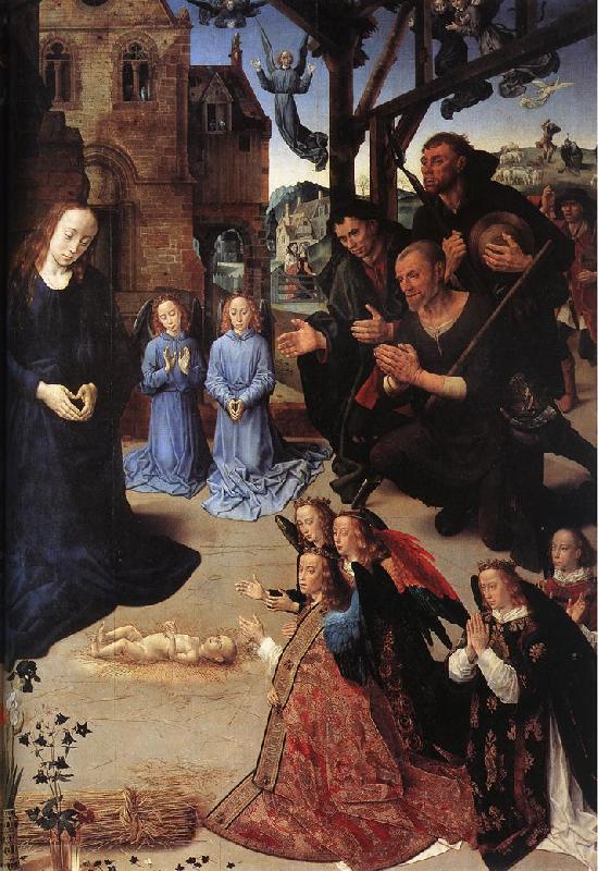 GOES, Hugo van der The Adoration of the Shepherds Sweden oil painting art